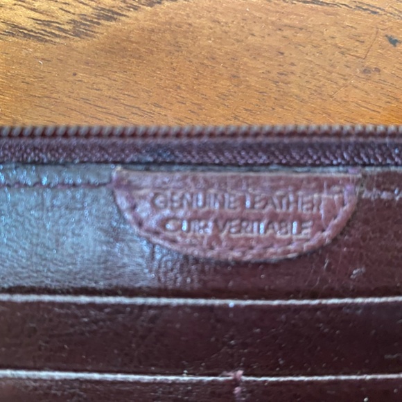 Vintage Club Rochelier 90s ZIp Leather Clutch Wallet - Picture 6 of 8